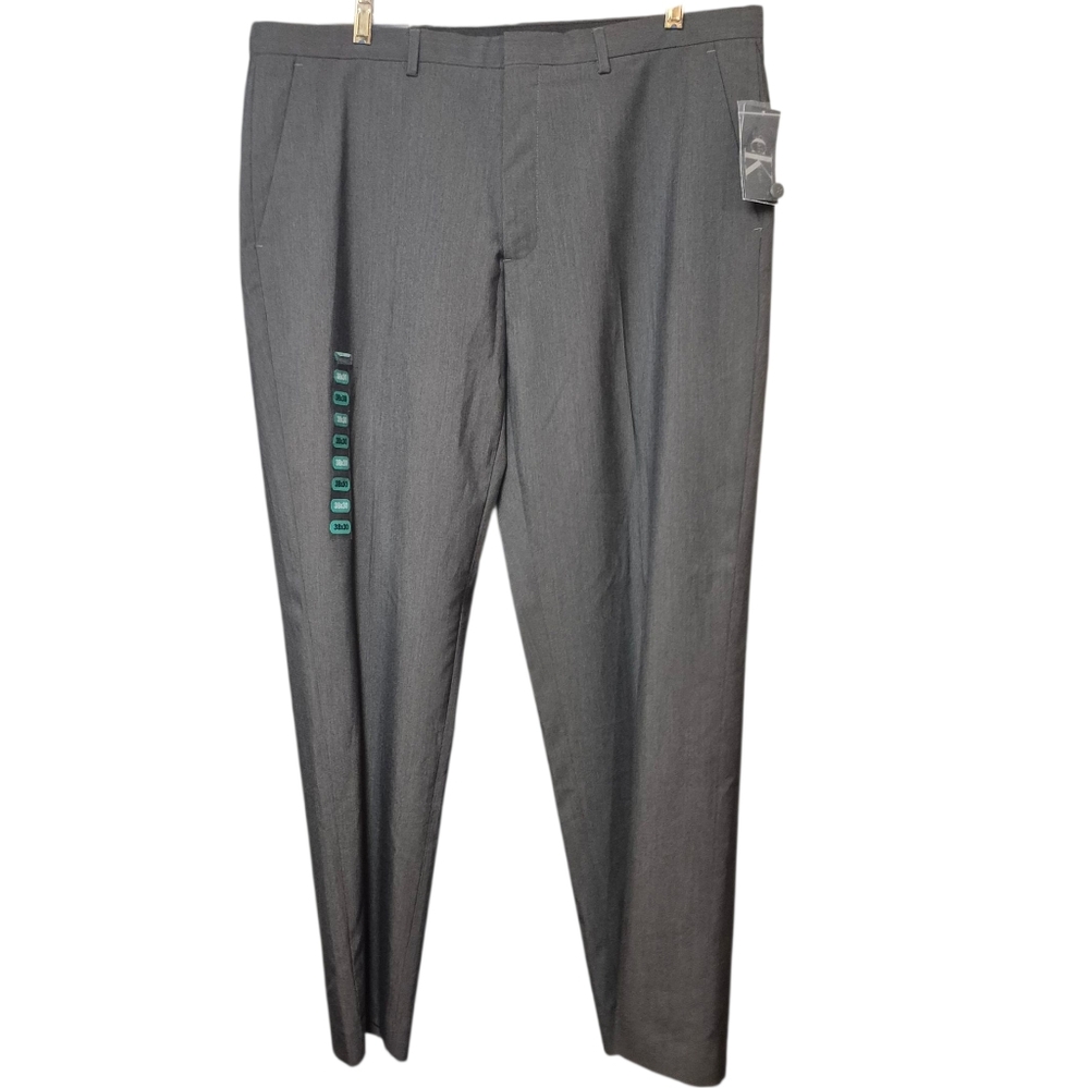 New Clavin Klein Men's Dress Pant Grey 38/30